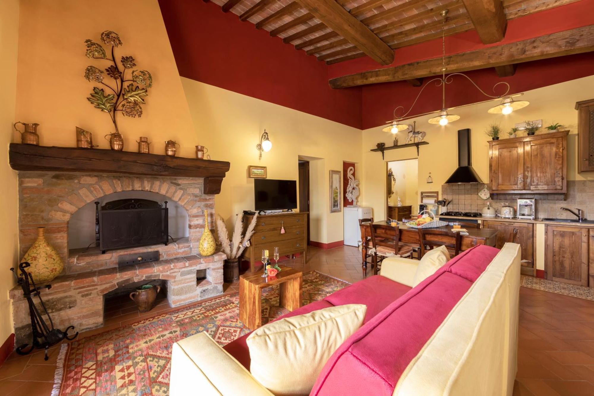 Podere La Casina Country Chic Lejlighed Rigomagno Eksteriør billede