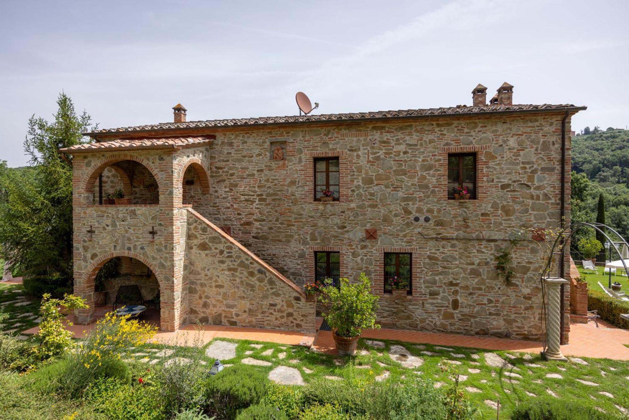 Podere La Casina Country Chic Lejlighed Rigomagno Eksteriør billede