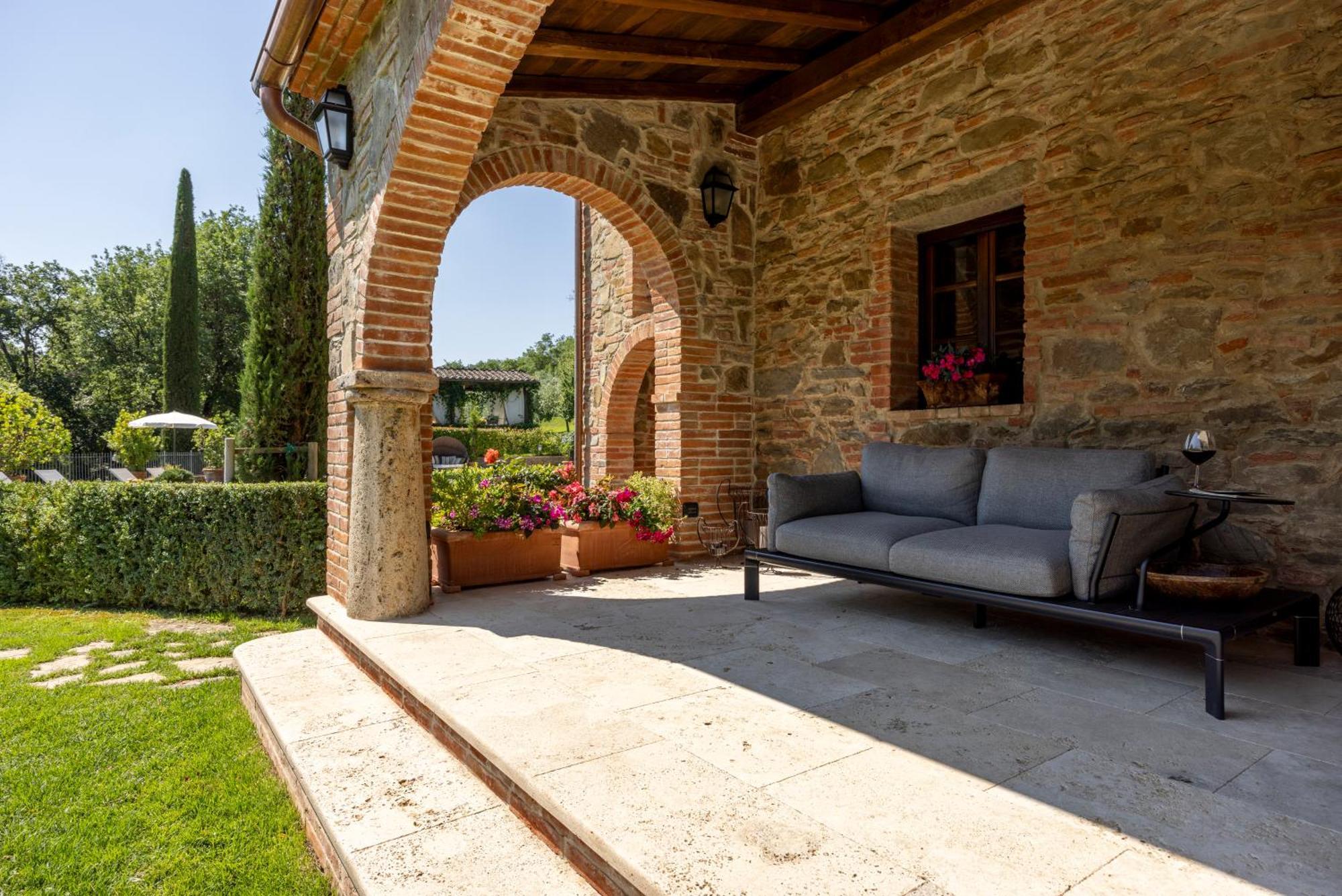 Podere La Casina Country Chic Lejlighed Rigomagno Eksteriør billede